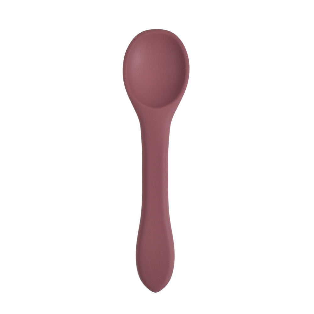 Baby Silicone Bowl Spoon Fork Food Grade