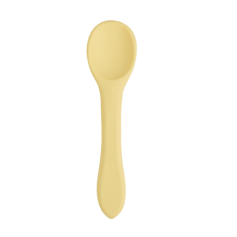 Baby Silicone Bowl Spoon Fork Food Grade