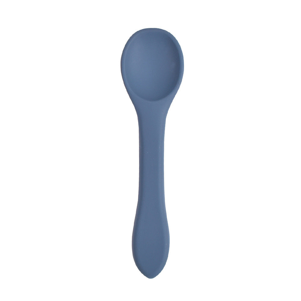 Baby Silicone Bowl Spoon Fork Food Grade