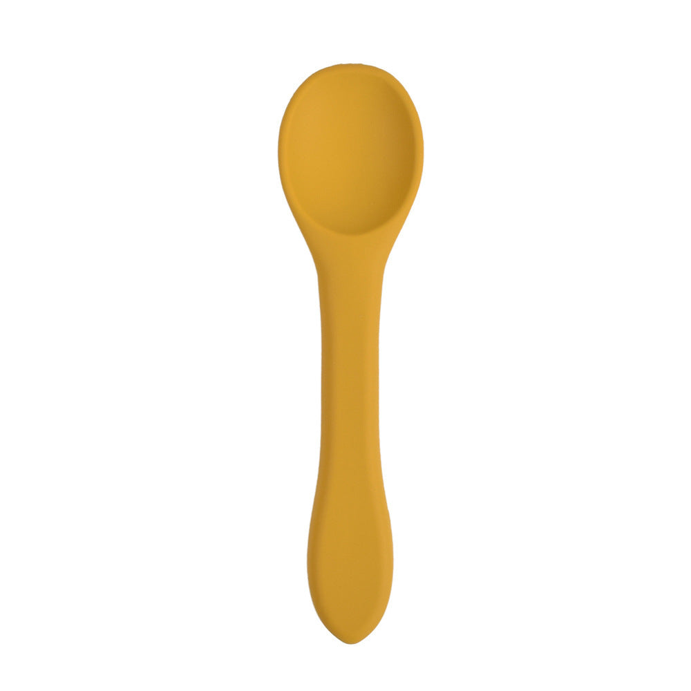 Baby Silicone Bowl Spoon Fork Food Grade