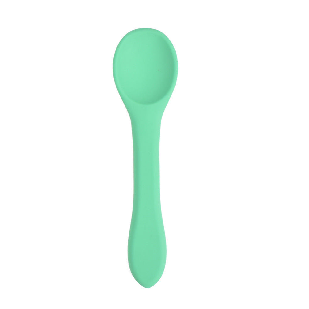 Baby Silicone Bowl Spoon Fork Food Grade