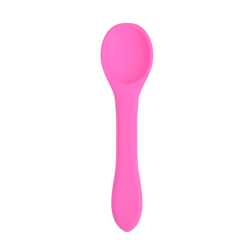 Baby Silicone Bowl Spoon Fork Food Grade