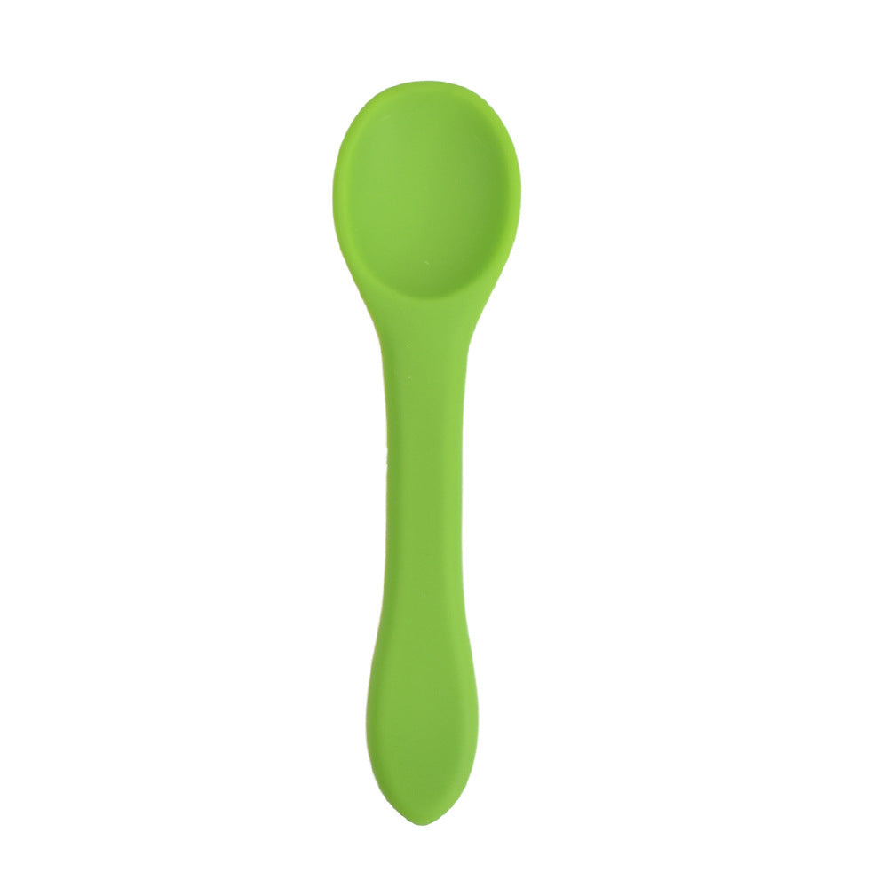 Baby Silicone Bowl Spoon Fork Food Grade