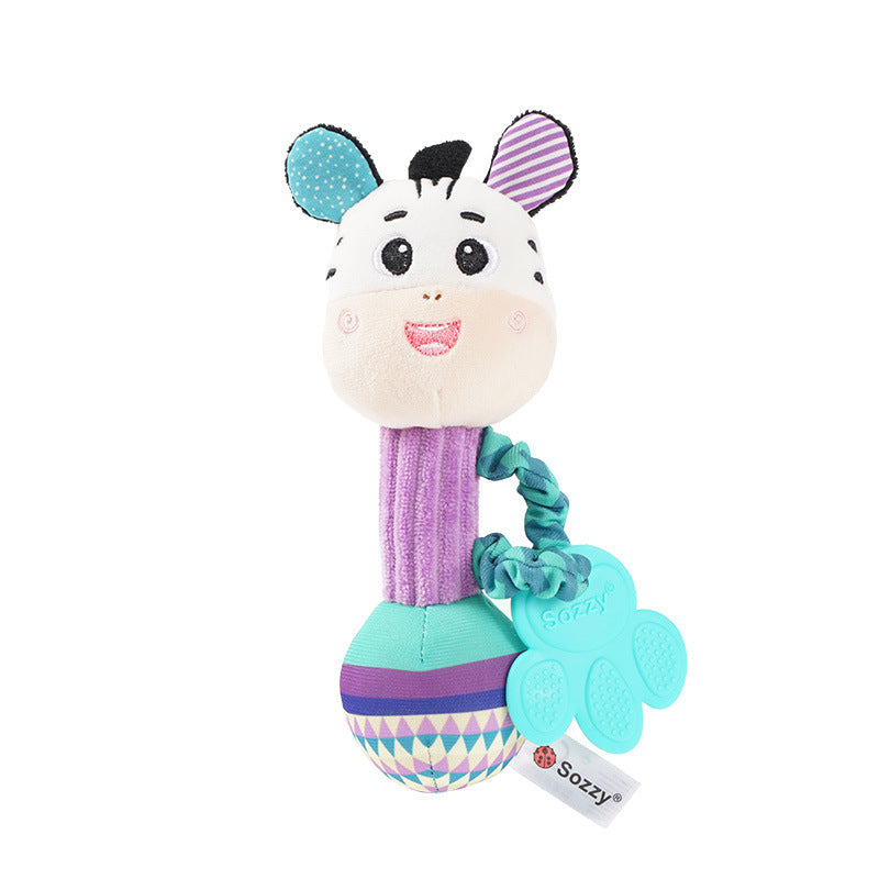 Plush Doll Baby Toy Comfort Handbell