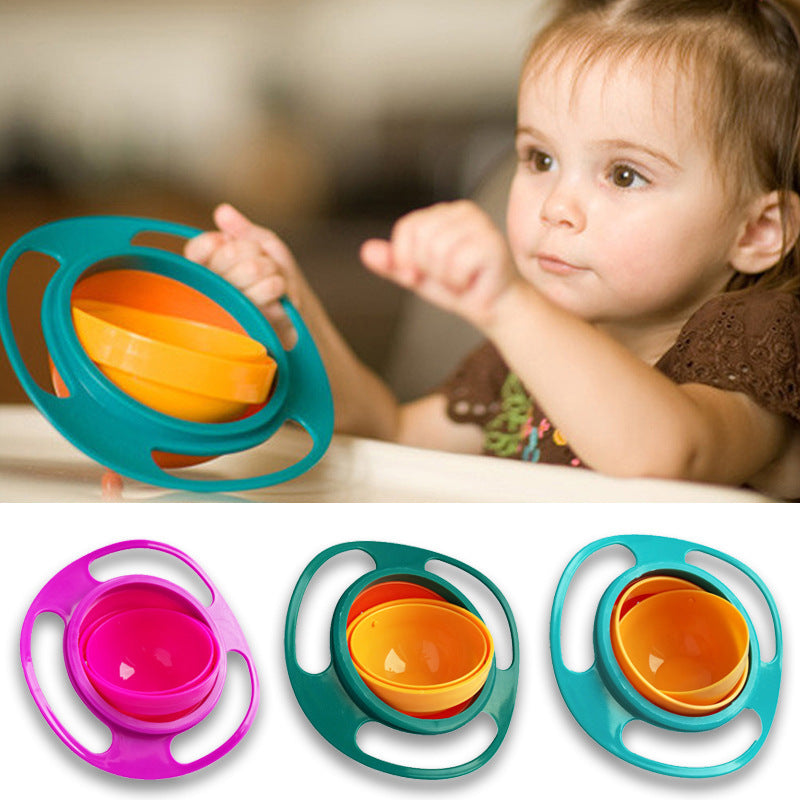 360 Rotatable Universal Spill-proof Bowl